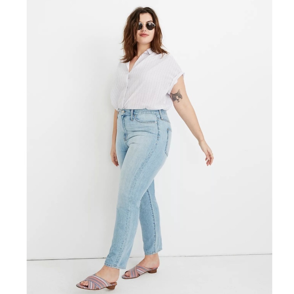 Madewell The Curvy Perfect Vintage Jean in Fitzgerald Wash Size 37
